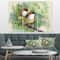 Designart - Birds of Spring - Modern Animal Painting Canvas Print